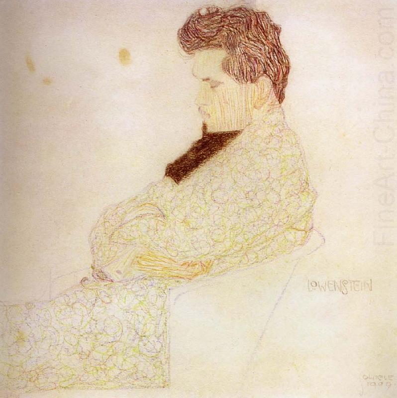 Egon Schiele Portrait of the composer Lowenstein china oil painting image